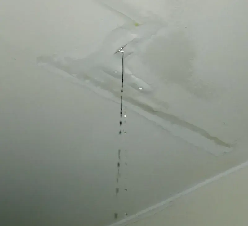 ceiling leak