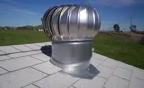 A turbine attic vent