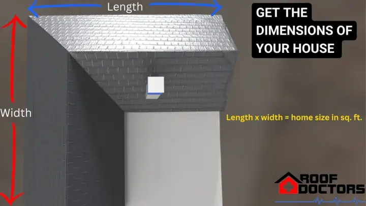 Measure the perimeter of your house