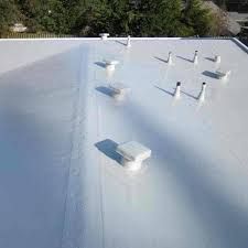 Flat pvc roof