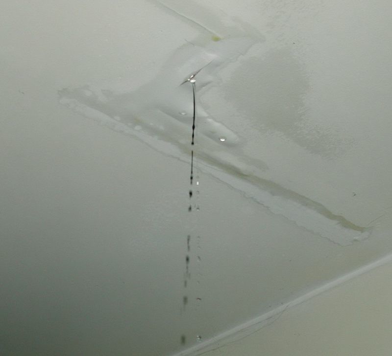 ceiling leak