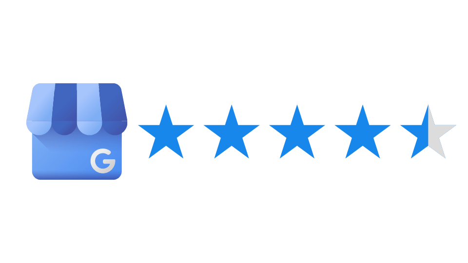 Google 4.9 star rating logo