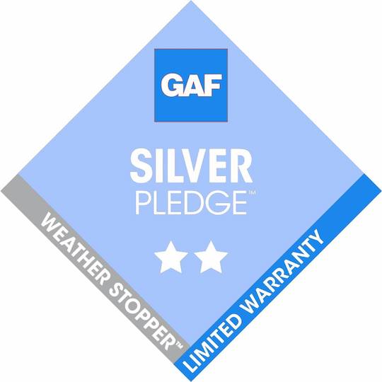 Gaf Silver pledge award icon on a white background