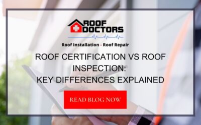 Roof Certification vs Roof Inspection: Key Differences Explained