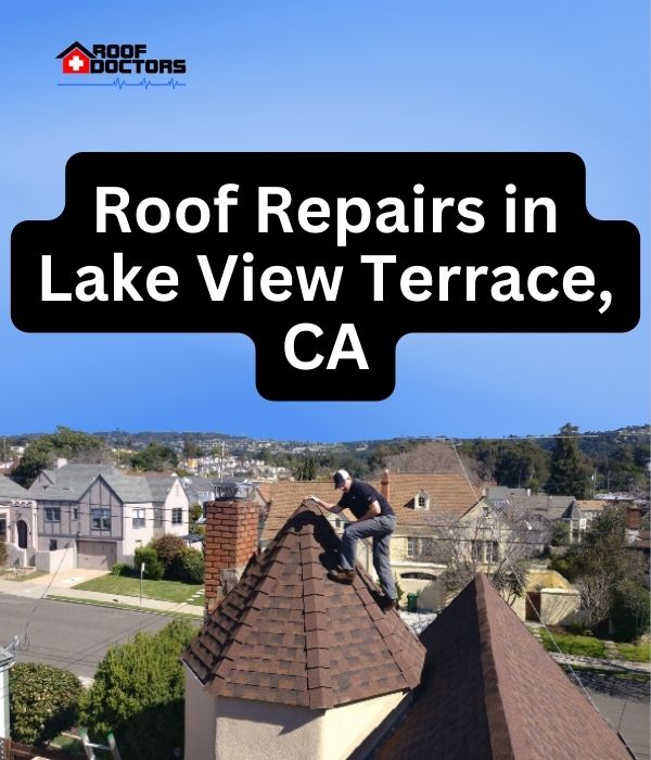 roof turret with a blue sky background with the text " Roof Repairs in Seeley, CA" overlayedroof turret with a blue sky background with the text " Roof Repairs in Lake View Terrace, CA" overlayed