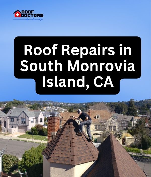 roof turret with a blue sky background with the text " Roof Repairs in Seeley, CA" overlayedroof turret with a blue sky background with the text " Roof Repairs in South Monrovia Island, CA" overlayed