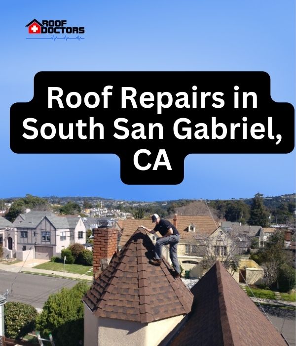 roof turret with a blue sky background with the text " Roof Repairs in Seeley, CA" overlayedroof turret with a blue sky background with the text " Roof Repairs in South San Gabriel, CA" overlayed