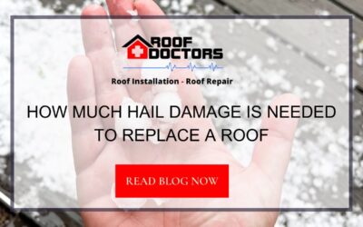 How Much Hail Damage Is Needed to Replace a Roof